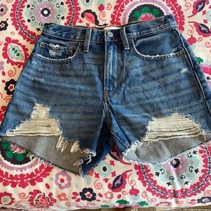 abercrombie jean shorts curve love